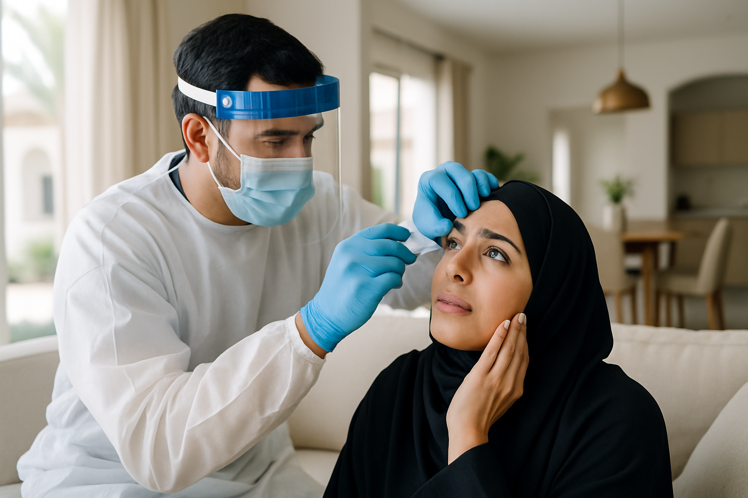 تعقيم طارئ العين: الحل السريع للمشاكل الصحية