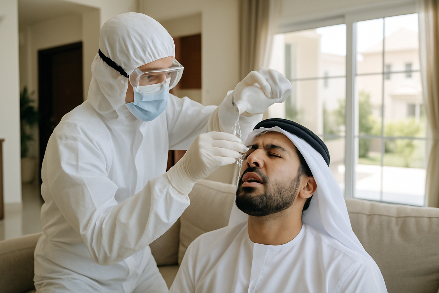 تعقيم طارئ العين: استجابة سريعة لحماية بيئتك
